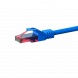 CAT6 Netzwerkkabel, U/UTP, 0.50 meter, Blau, 100% Kupfer