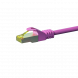  RJ45 Netzwerkkabel S/FTP (PiMF), mit CAT 7 Rohkabel, Rosa, 50m