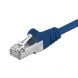 CAT 5e Netzwerkkabel F/UTP – 0,25 Meter -  Blau