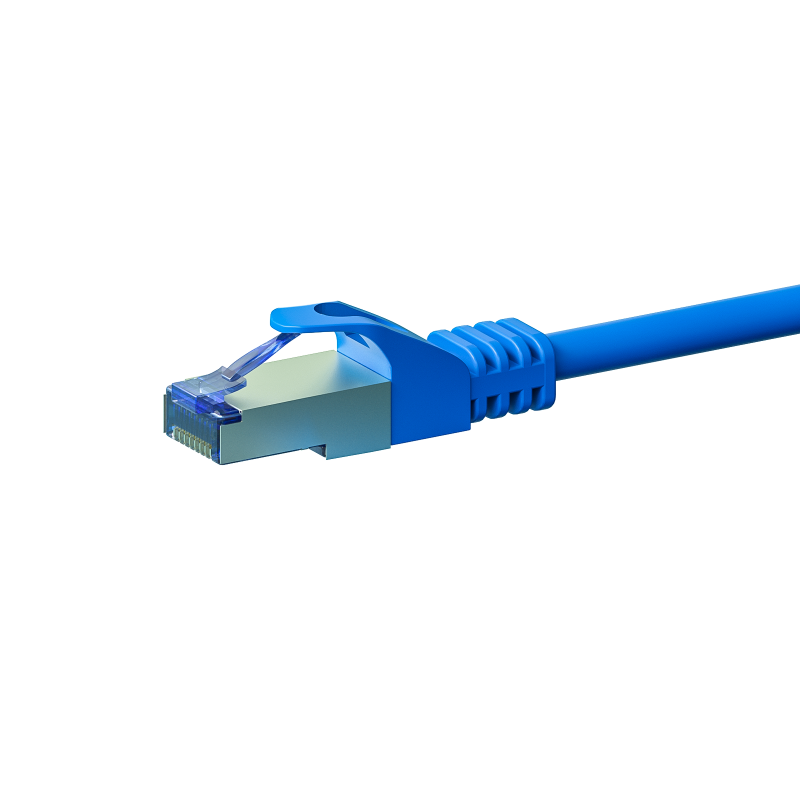 CAT 6a Netzwerkkabel LSOH - S/FTP - 10 Meter - Blau