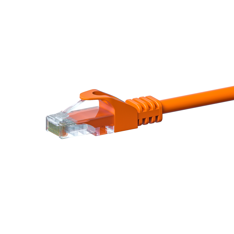 CAT 5e Netzwerkkabel U/UTP – 1,50 Meter -  Orange - CCA