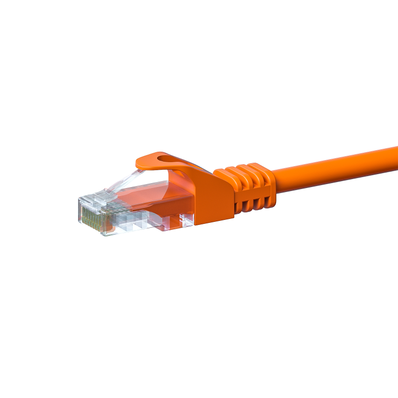 CAT 5e Netzwerkkabel U/UTP – 15 Meter -  Orange - CCA