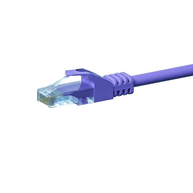 CAT 5e Netzwerkkabel U/UTP – 1,50 Meter -  Violett - CCA