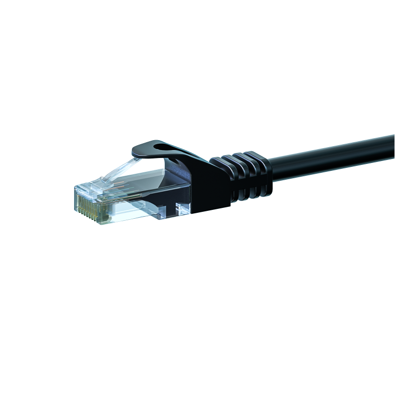 CAT 6 Netzwerkkabel U/UTP - 5 Meter - Schwarz - CCA