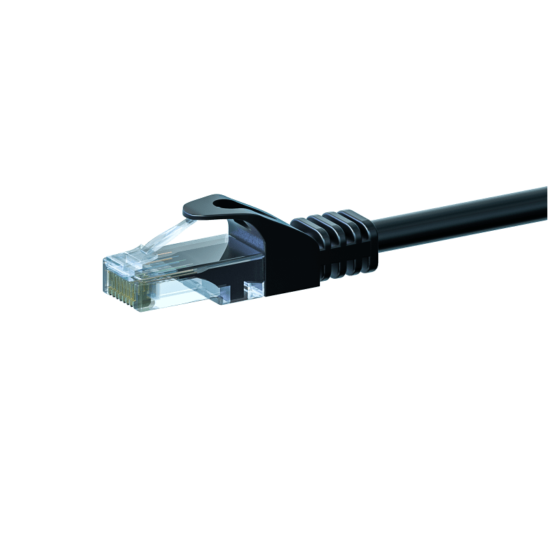 CAT 6 Netzwerkkabel U/UTP - 20 Meter - Schwarz - CCA