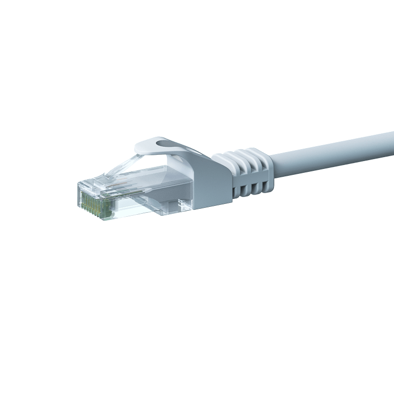 CAT 6 Netzwerkkabel U/UTP - 1,50 Meter - Weiß - CCA