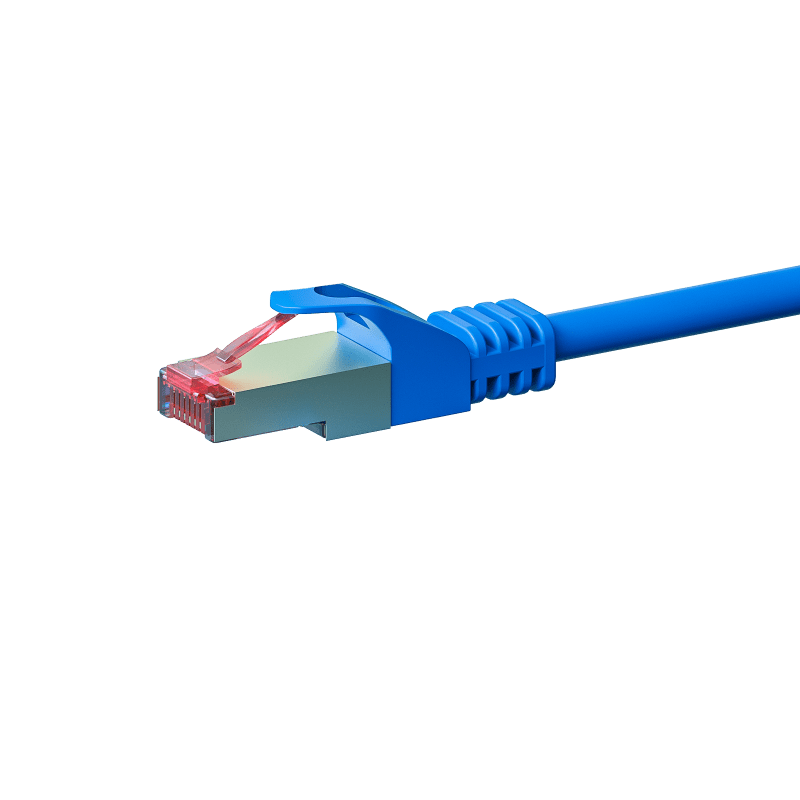 CAT 6 Netzwerkkabel LSOH - S/FTP - 7,50 Meter - Blau 