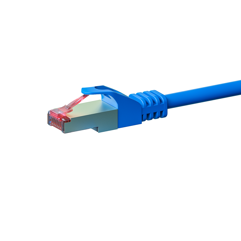 CAT 6 Netzwerkkabel LSOH - S/FTP - 50 Meter - Blau