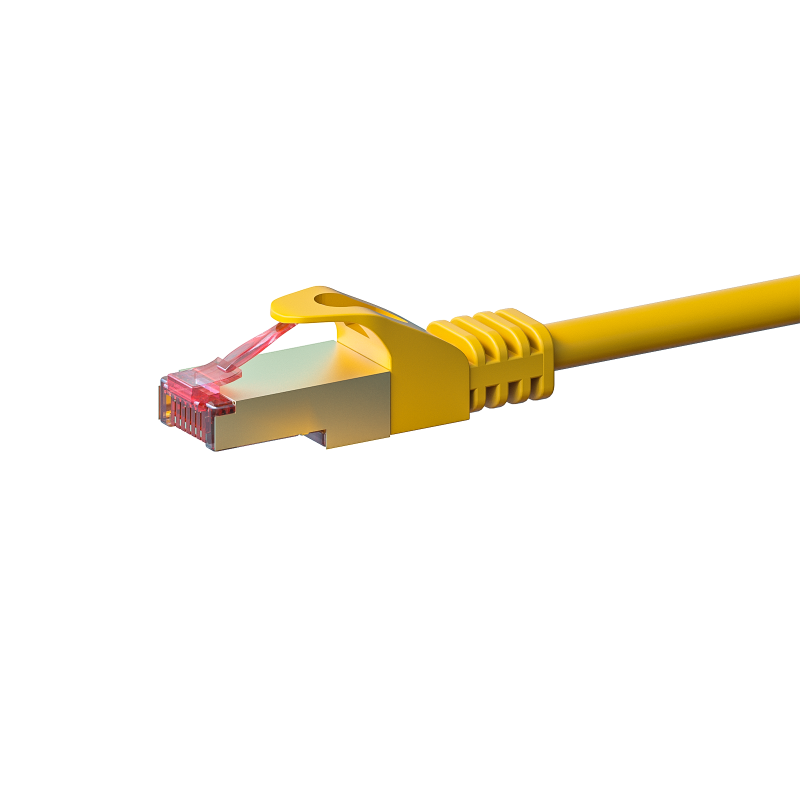 CAT 6 Netzwerkkabel LSOH - S/FTP - 1 Meter - Gelb