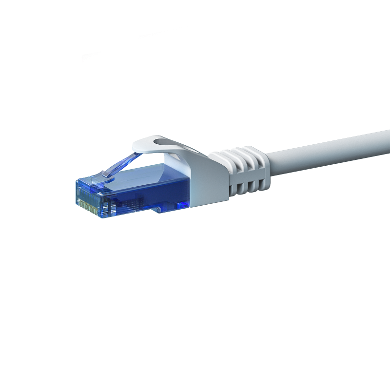 UTP CAT6a 0,25m weiß - 100% Kupfer