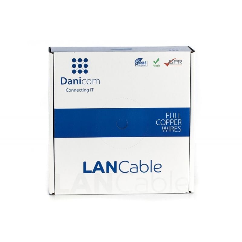 DANICOM CAT7 S/FTP 100m Starrleiter - LSZH (Eca)