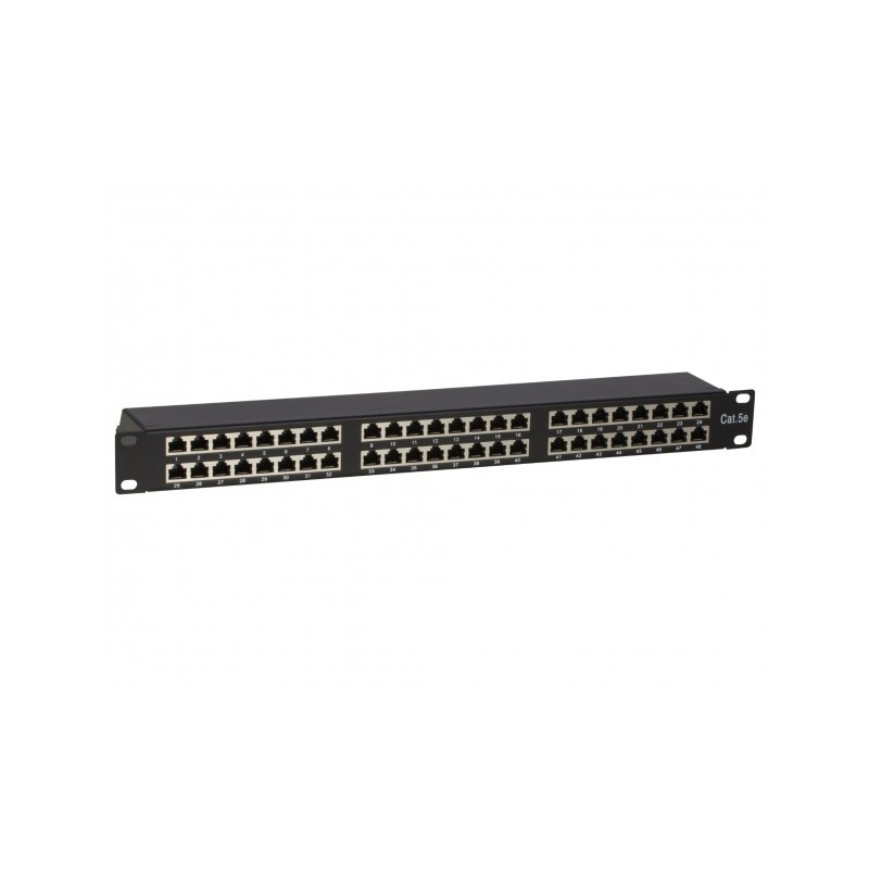 CAT5, FTP Netzwerk-Patchpanel, 19”, 48-fach.