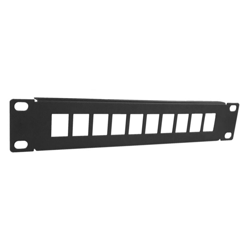 UTP Keystone-Patchpanel, 10 Ports Unbestückt